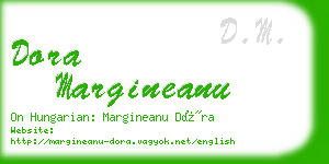 dora margineanu business card